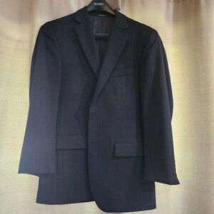 Men's tailored black suit (Pronto Uomo)